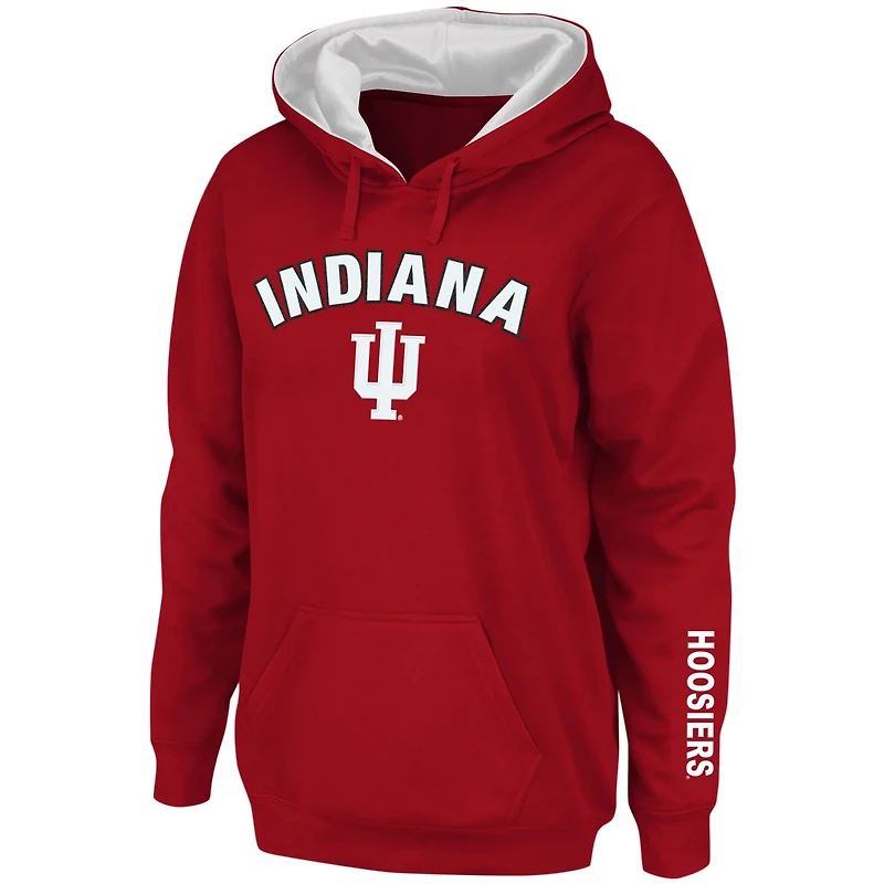Indiana Hoosiers Arch  Logo 1 Pullover Hoodie