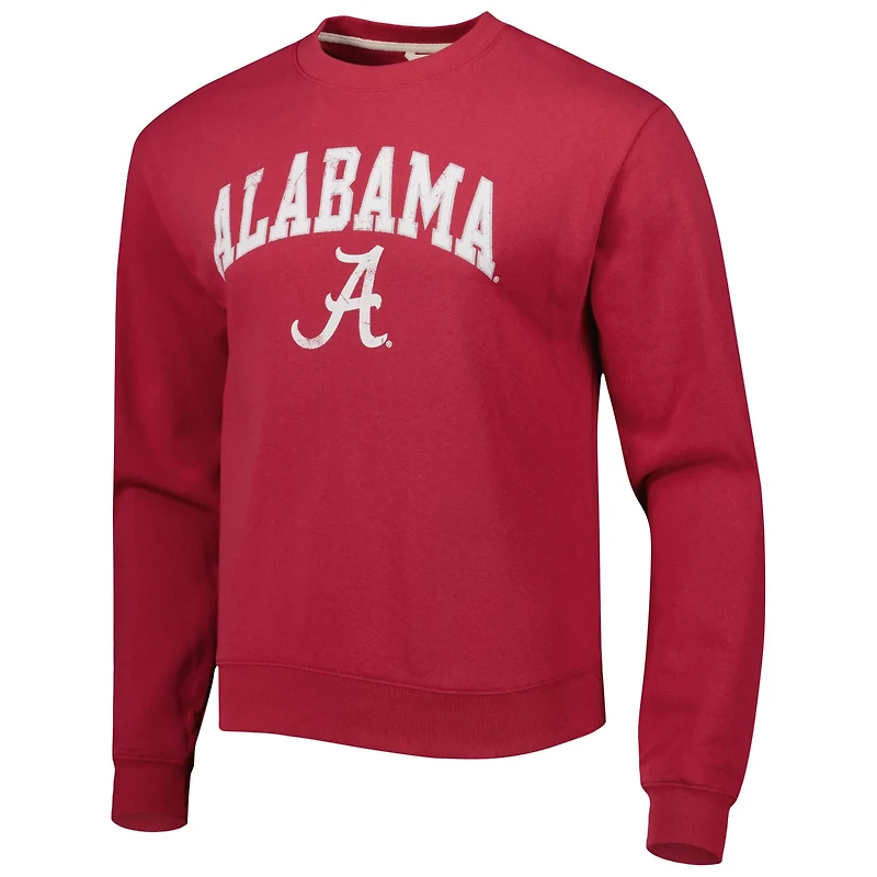 League Collegiate Wear Alabama Crimson Tide 1965 Arch Essential Lightweight Pullover Sweatshirt