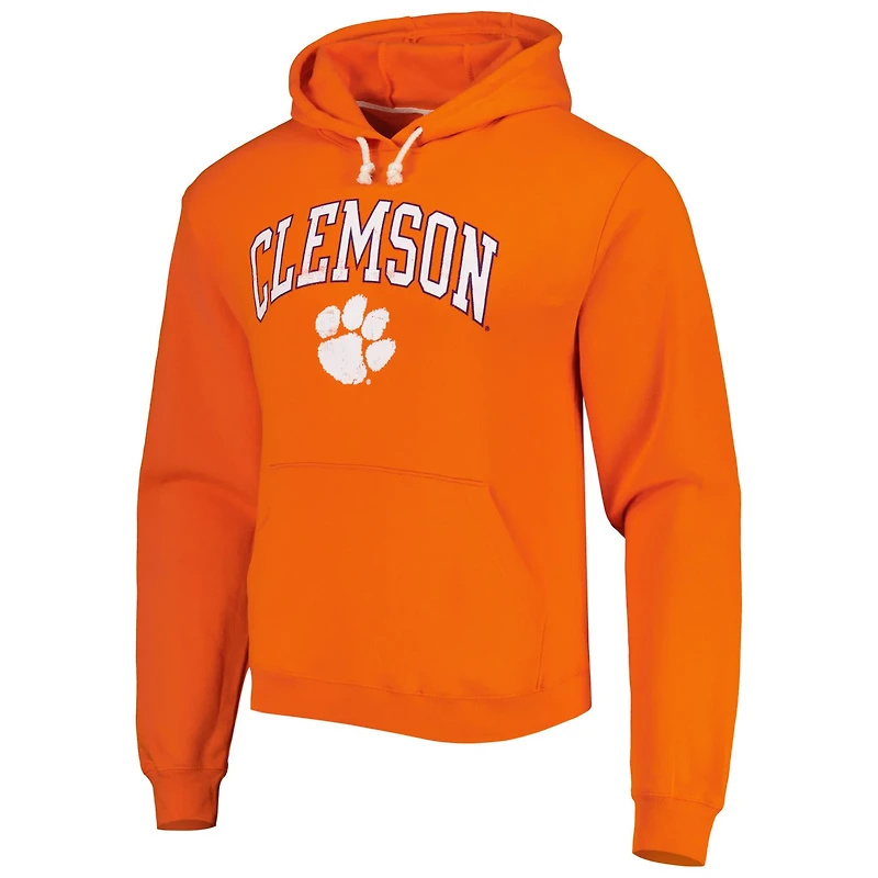 League Collegiate Wear Clemson Tigers Arch Essential Pullover Hoodie