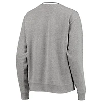 League Collegiate Wear Heathered Gray Kentucky Wildcats Victory Springs Tri-Blend V-Neck Pullover Sweatshirt