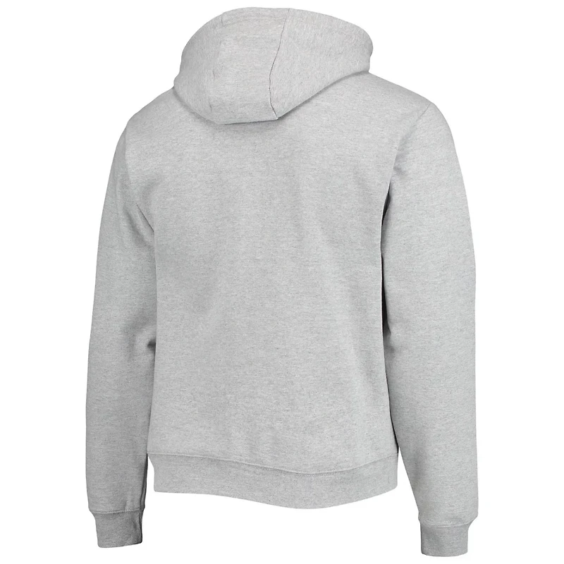 League Collegiate Wear Heathered Gray Texas AM Aggies Seal Neuvo Essential Fleece Pullover Hoodie