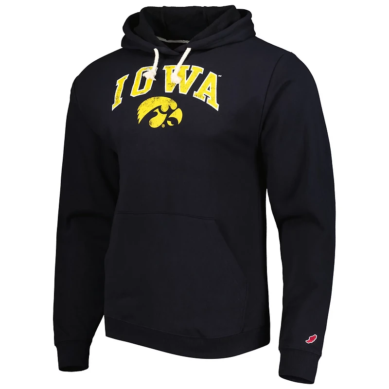 League Collegiate Wear Iowa Hawkeyes Arch Essential Pullover Hoodie