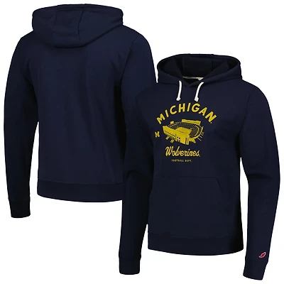 League Collegiate Wear Michigan Wolverines Stadium Essential Pullover Hoodie