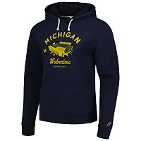League Collegiate Wear Michigan Wolverines Stadium Essential Pullover Hoodie