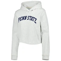 League Collegiate Wear Penn State Nittany Lions 2-Hit 1636 Cropped Pullover Hoodie