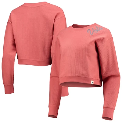 League Collegiate Wear Tennessee Tennessee Volunteers Corded Timber Cropped Pullover Sweatshirt