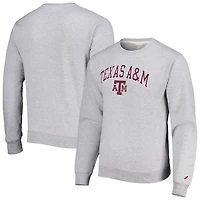 League Collegiate Wear Texas AM Aggies 1965 Arch Essential Lightweight Pullover Sweatshirt