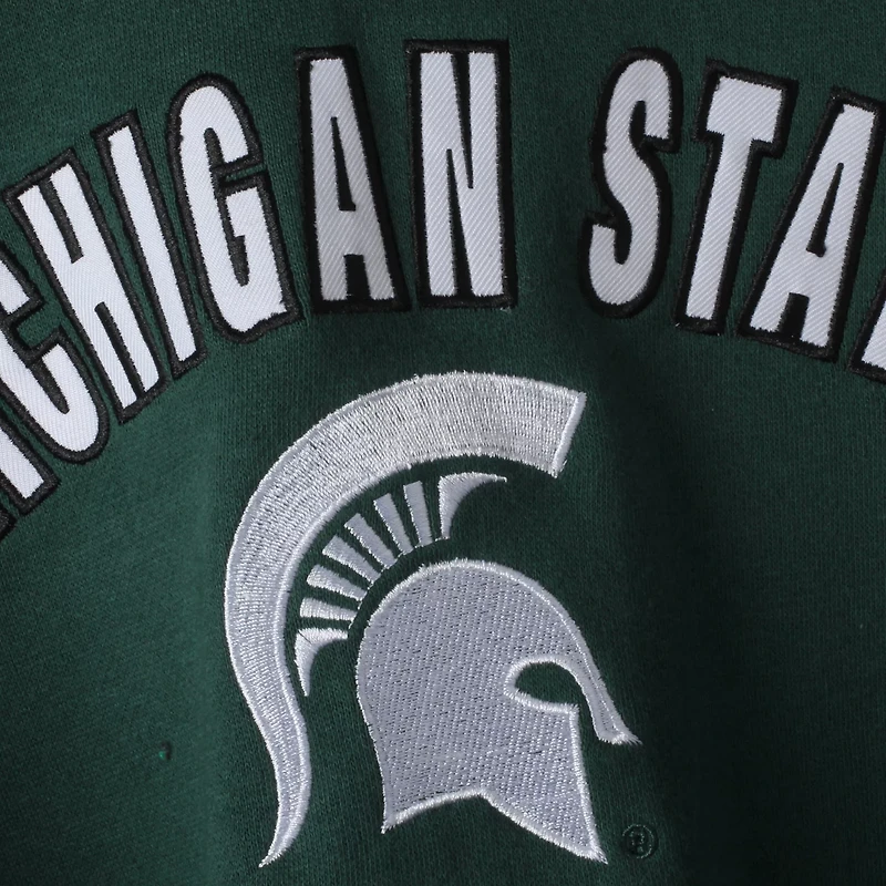 Michigan State Spartans Arch  Logo 1 Pullover Hoodie