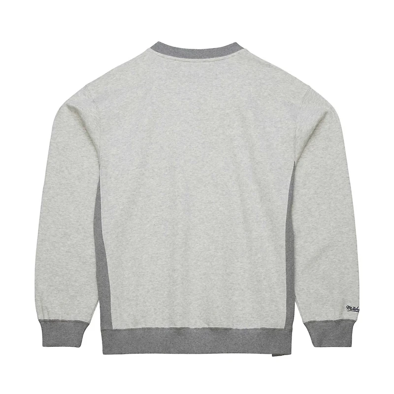 Mitchell Ness Georgia Bulldogs Arched Fleece Crewneck Pullover Sweatshirt