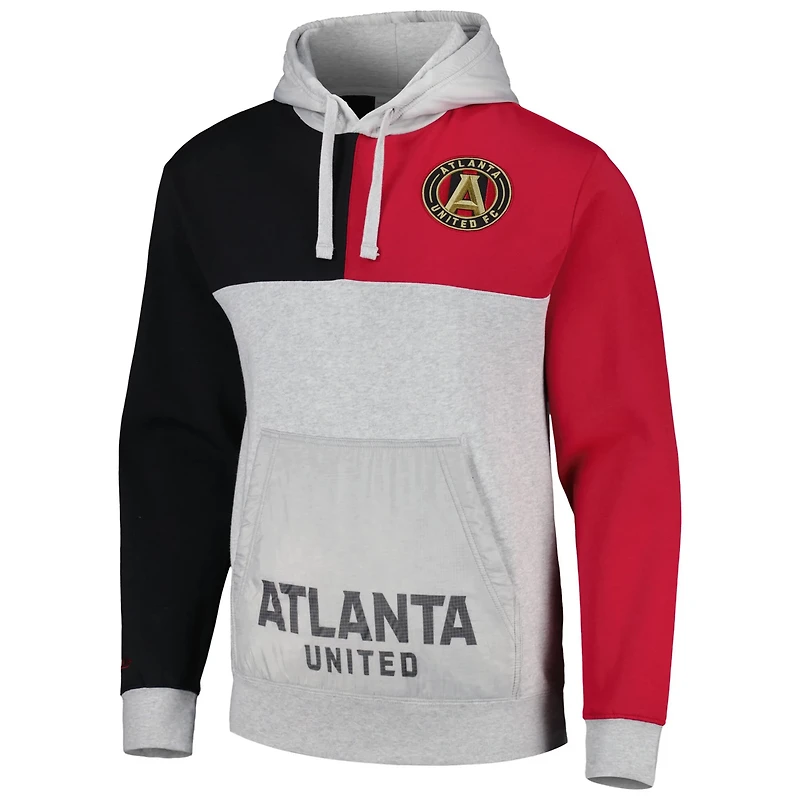 Mitchell  Ness Gray Atlanta United FC Tie Breaker Pullover Hoodie