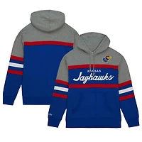 Mitchell  Ness Kansas Jayhawks Head Coach Pullover Hoodie