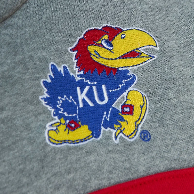 Mitchell  Ness Kansas Jayhawks Head Coach Pullover Hoodie