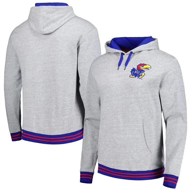 Mitchell  Ness Kansas Jayhawks Pullover Hoodie