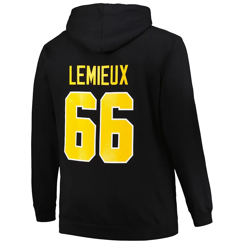 Mitchell  Ness Mario Lemieux Pittsburgh Penguins Name Number Pullover Hoodie