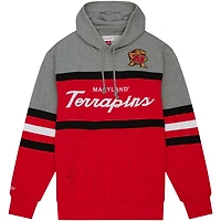 Mitchell  Ness Maryland Terrapins Head Coach Pullover Hoodie