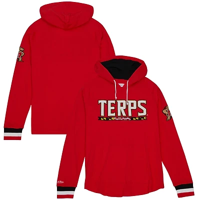 Mitchell  Ness Maryland Terrapins Legendary Raglan Pullover Hoodie