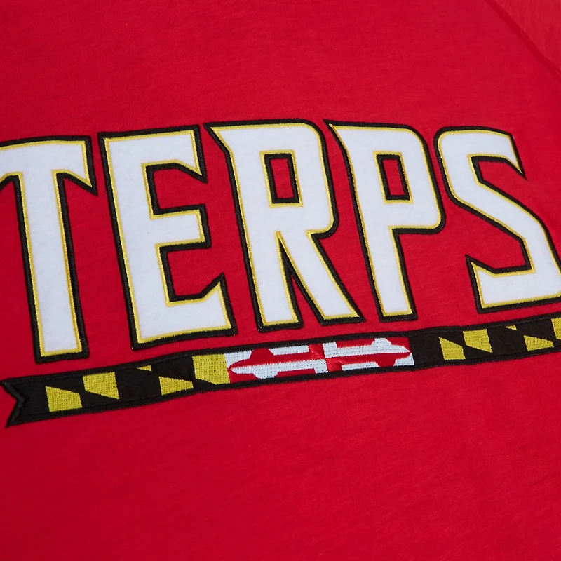 Mitchell  Ness Maryland Terrapins Legendary Raglan Pullover Hoodie