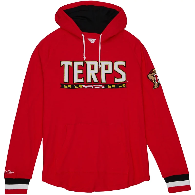 Mitchell  Ness Maryland Terrapins Legendary Raglan Pullover Hoodie