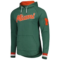 Mitchell  Ness Miami Hurricanes Legendary Raglan Pullover Hoodie
