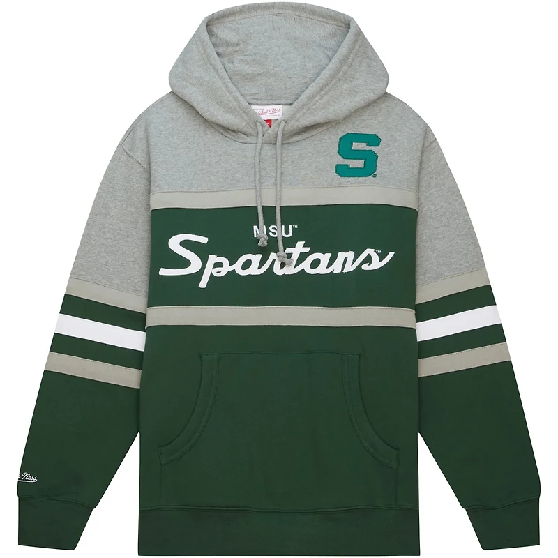 Mitchell  Ness Michigan State Spartans Head Coach Pullover Hoodie