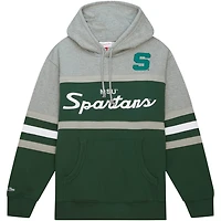 Mitchell  Ness Michigan State Spartans Head Coach Pullover Hoodie
