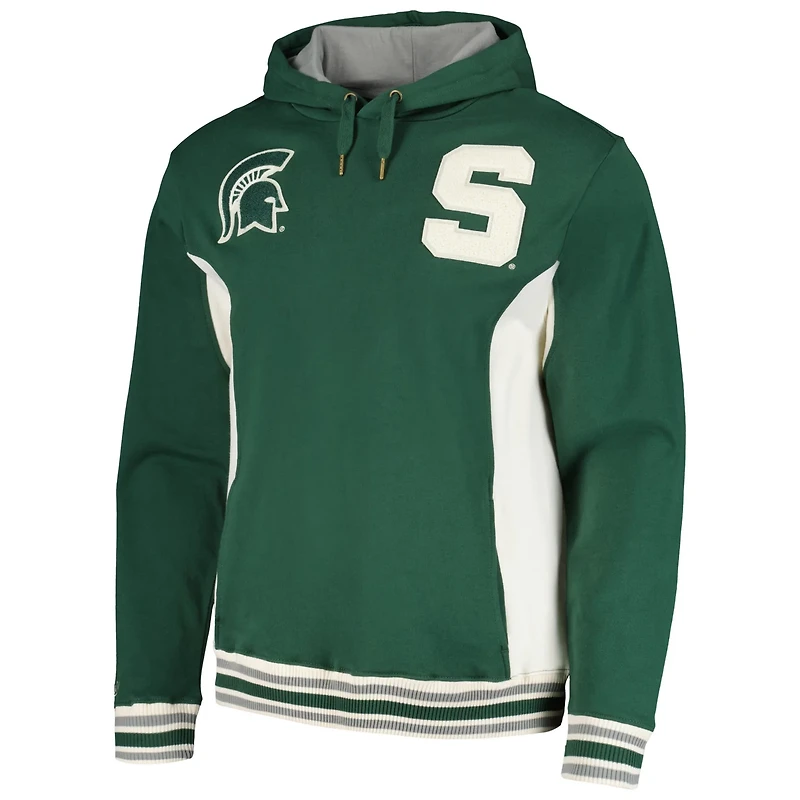 Mitchell  Ness Michigan State Spartans Team Legacy French Terry Pullover Hoodie
