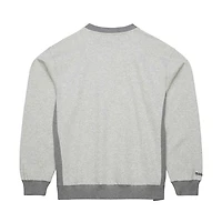 Mitchell  Ness Michigan Wolverines Arched Fleece Crewneck Pullover Sweatshirt