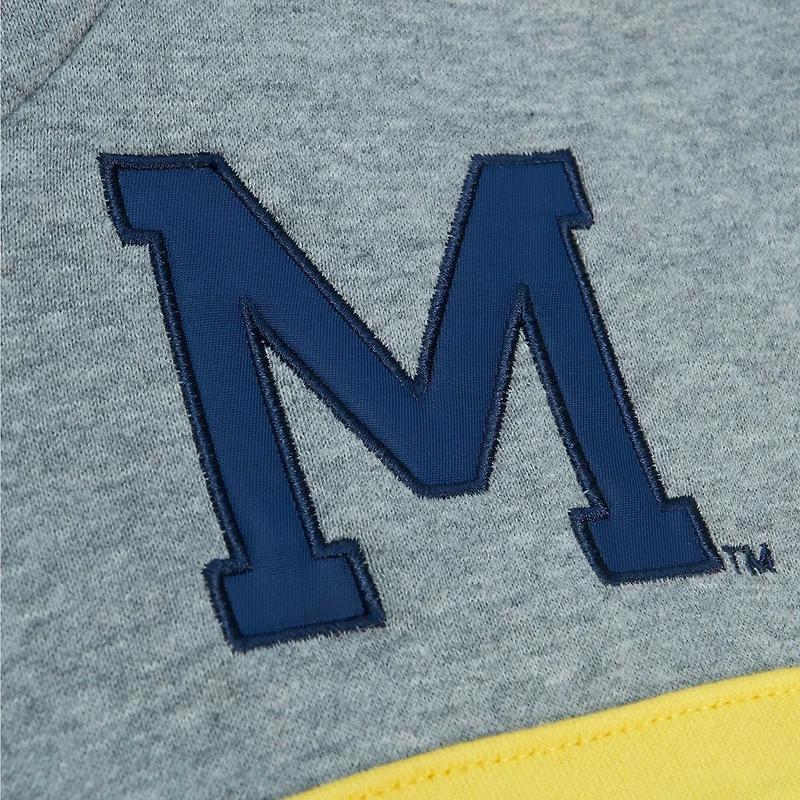 Mitchell Ness Michigan Wolverines Head Coach Pullover Hoodie