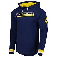 Mitchell  Ness Michigan Wolverines Legendary Raglan Pullover Hoodie