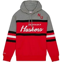 Mitchell  Ness Nebraska Huskers Head Coach Pullover Hoodie