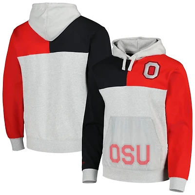Mitchell  Ness Ohio State Buckeyes Tie-Breaker Pullover Hoodie
