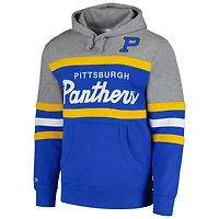 Mitchell  Ness Pitt Panthers Head Coach Pullover Hoodie