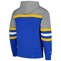 Mitchell  Ness Pitt Panthers Head Coach Pullover Hoodie