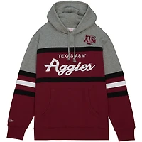 Mitchell  Ness Texas AM Aggies Head Coach Pullover Hoodie
