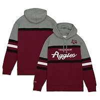 Mitchell  Ness Texas AM Aggies Head Coach Pullover Hoodie