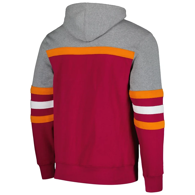 Mitchell  Ness Virginia Tech Hokies Head Coach Pullover Hoodie