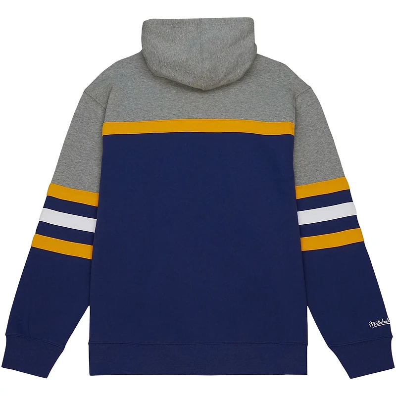 Mitchell  Ness West Virginia Mountaineers Head Coach Pullover Hoodie