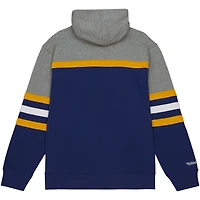 Mitchell  Ness West Virginia Mountaineers Head Coach Pullover Hoodie