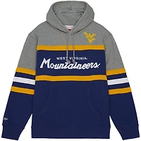 Mitchell  Ness West Virginia Mountaineers Head Coach Pullover Hoodie
