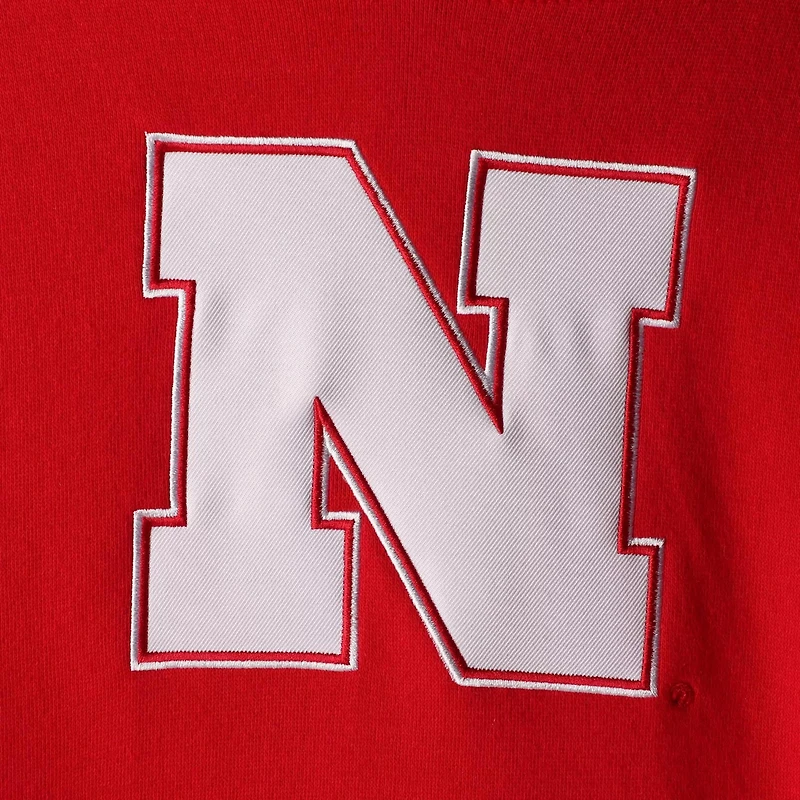 Nebraska Huskers Team Big Logo Pullover Hoodie