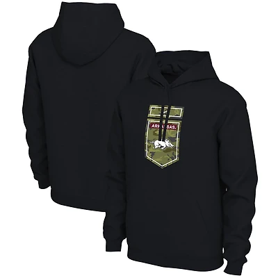 Nike Arkansas Razorbacks Veterans Camo Pullover Hoodie