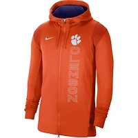 Nike Clemson Tigers 2021 Sideline Performance Full-Zip Hoodie