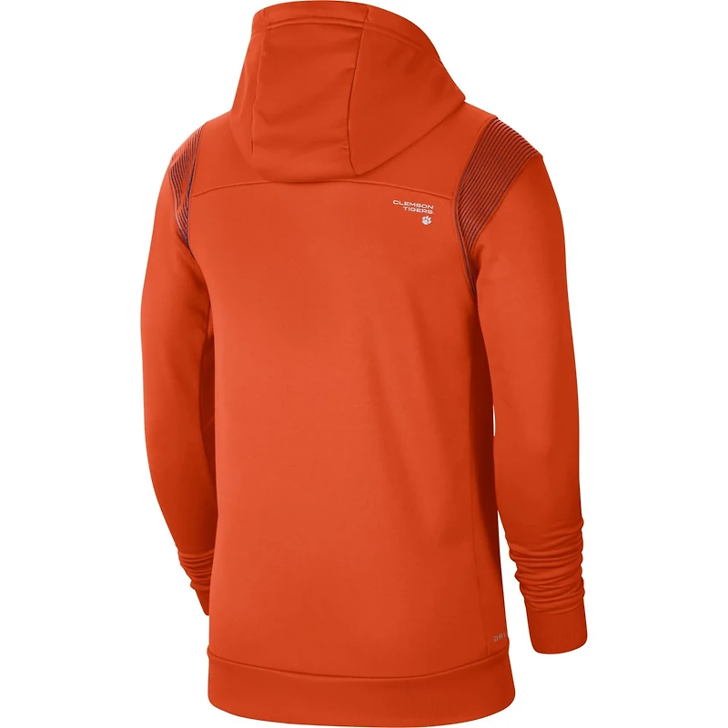Nike Clemson Tigers 2021 Sideline Performance Full-Zip Hoodie