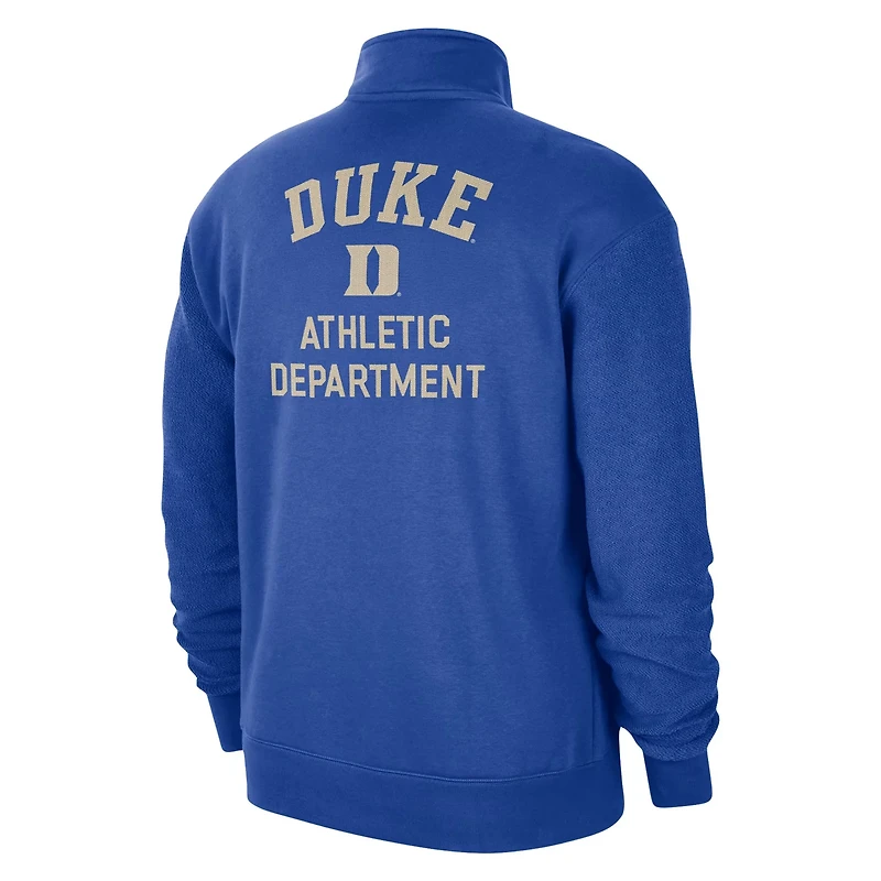 Nike Duke Blue Devils Campus Athletic Department Quarter-Zip Sweatshirt