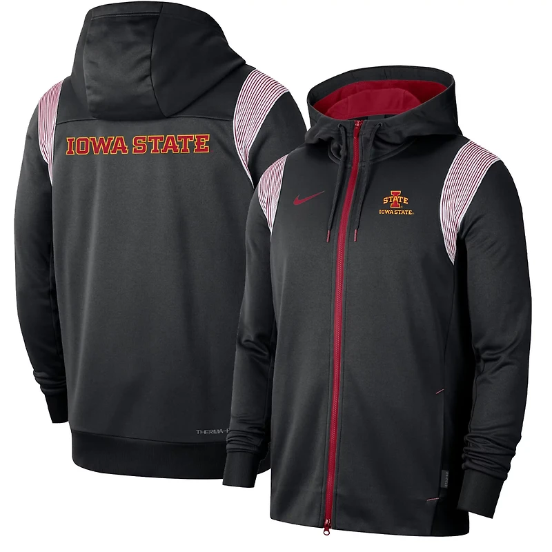 Nike Iowa State Cyclones Sideline Performance Full-Zip Hoodie