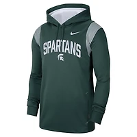 Nike Michigan State Spartans 2022 Game Day Sideline Performance Pullover Hoodie