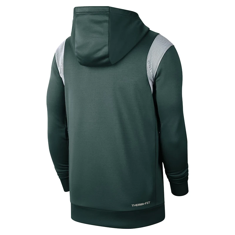 Nike Michigan State Spartans 2022 Game Day Sideline Performance Pullover Hoodie