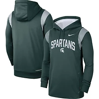 Nike Michigan State Spartans 2022 Game Day Sideline Performance Pullover Hoodie
