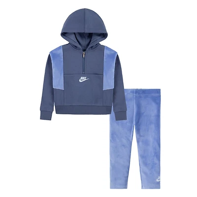 Nike Toddler Girls' Velour Hoodie and Leggings Set