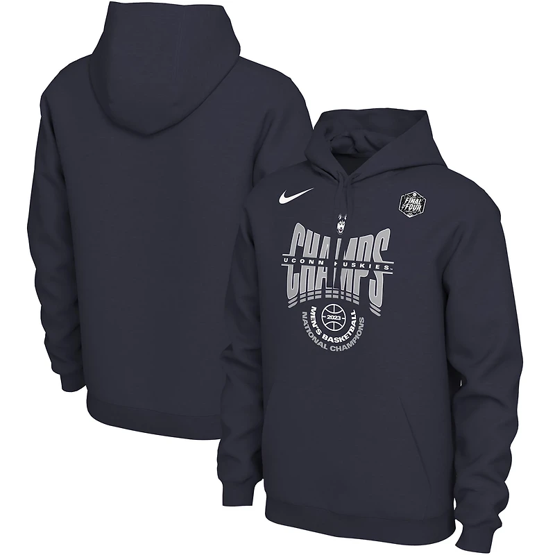 Nike UConn Huskies 2023 NCAA Mens Basketball National Champions Locker Room Pullover Hoodie